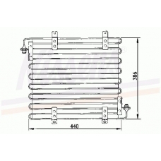 94010 NISSENS Конденсатор, кондиционер