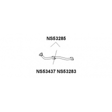 NS53437 VENEPORTE Труба выхлопного газа