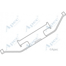 KIT512 APEC Комплектующие, тормозные колодки