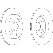 DDF1483 FERODO Тормозной диск
