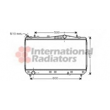 81002052 VAN WEZEL Радиатор, охлаждение двигателя