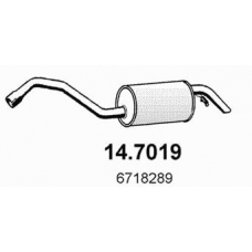 14.7019 ASSO Глушитель выхлопных газов конечный