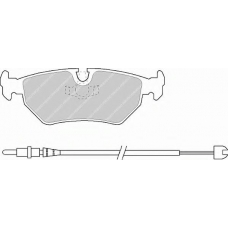 FDB1003 FERODO Комплект тормозных колодок, дисковый тормоз