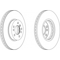 DDF1256 FERODO Тормозной диск