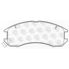 BP427 QH Benelux Комплект тормозных колодок, дисковый тормоз