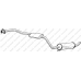 288-085 BOSAL Средний глушитель выхлопных газов