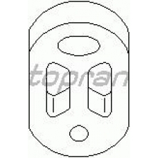 721 941 TOPRAN Кронштейн, глушитель