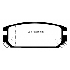 DP4987R EBC Brakes Колодки тормозные