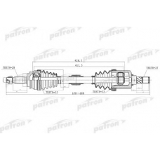 PDS2033 PATRON Приводной вал