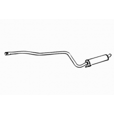 13046 WALKER Средний глушитель выхлопных газов