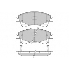 12-1422 E.T.F. Комплект тормозных колодок, дисковый тормоз