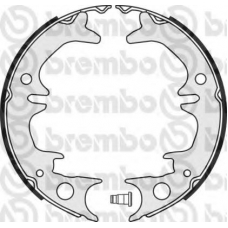 S 83 543 BREMBO Комплект тормозных колодок, стояночная тормозная с