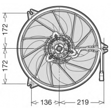 1209636 CTR Вентилятор, охлаждение двигателя