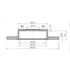 BDC3436 QUINTON HAZELL Тормозной диск