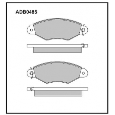ADB0485 Allied Nippon Тормозные колодки