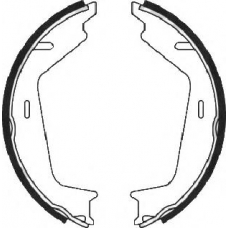 FSB645 FERODO Комплект тормозных колодок, стояночная тормозная с