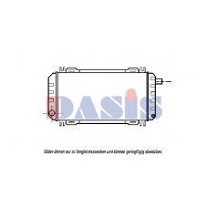 090008N AKS DASIS Радиатор, охлаждение двигателя