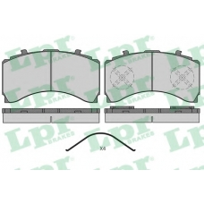 05P1742 LPR Комплект тормозных колодок, дисковый тормоз