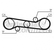 CT581K1 CONTITECH Комплект ремня грм