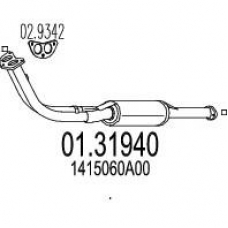 01.31940 MTS Труба выхлопного газа