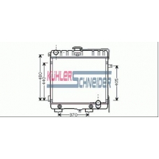 0406301 KUHLER SCHNEIDER Радиатор, охлаждение двигател