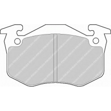 FSL881 FERODO Комплект тормозных колодок, дисковый тормоз
