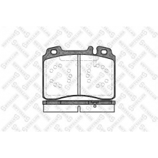 390 000-SX STELLOX Комплект тормозных колодок, дисковый тормоз