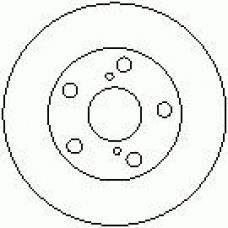 6640 10 KAWE Тормозной диск