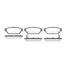 P5403.02 WOKING Комплект тормозных колодок, дисковый тормоз