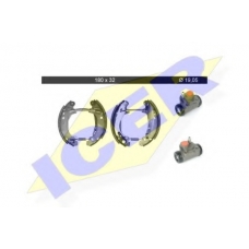 79KT0060 C ICER Комплект тормозных колодок