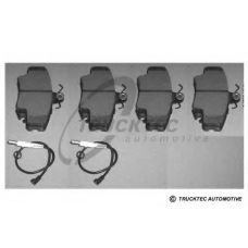 19.35.020 TRUCKTEC AUTOMOTIVE Комплект тормозных колодок, дисковый тормоз