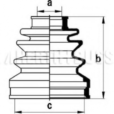 J2884000 NIPPARTS Комплект пылника, приводной вал