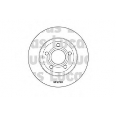 DF2730 TRW Тормозной диск