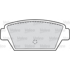 598964 VALEO Комплект тормозных колодок, дисковый тормоз