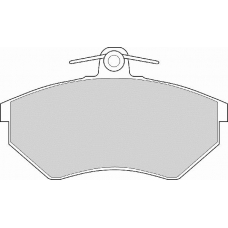 FD6401A NECTO Комплект тормозных колодок, дисковый тормоз