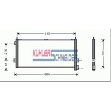 3920011 KUHLER SCHNEIDER Конденсатор, кондиционер