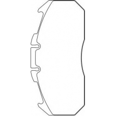 2913105 TEXTAR Комплект тормозных колодок, дисковый тормоз