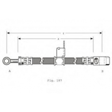 PHD178 TRW Тормозной шланг