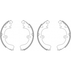 8DB 355 003-321 HELLA Комплект тормозных колодок