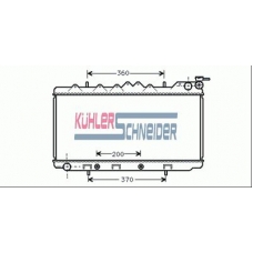 1618301 KUHLER SCHNEIDER Радиатор, охлаждение двигател