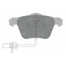 SP 282 SCT Комплект тормозных колодок, дисковый тормоз