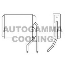 102580 AUTOGAMMA Теплообменник, отопление салона