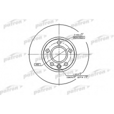 PBD2809 PATRON Тормозной диск