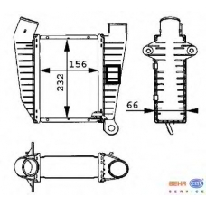 8ML 376 723-001 HELLA Интеркулер