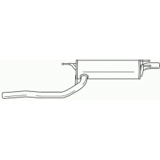 44627 SIGAM Глушитель выхлопных газов конечный