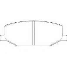 WBP21142A WAGNER LOCKHEED Комплект тормозных колодок, дисковый тормоз
