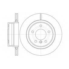 61145.10 REMSA Тормозной диск