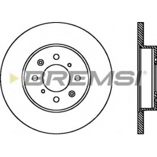 DBA872S BREMSI Тормозной диск