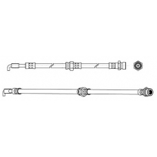 512894 CEF Тормозной шланг