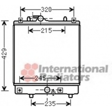 37002542 VAN WEZEL Радиатор, охлаждение двигателя